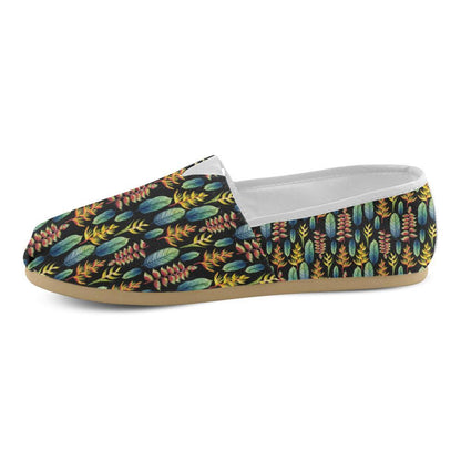 Heliconia Pattern Print Design HL03 Women Casual Shoes-JorJune.com