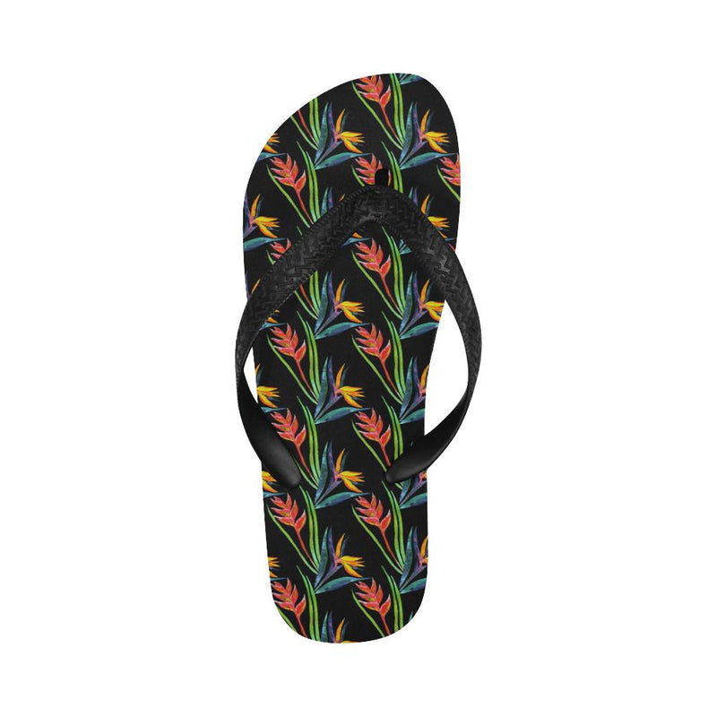 Heliconia Pattern Print Design HL04 Flip Flops-JorJune