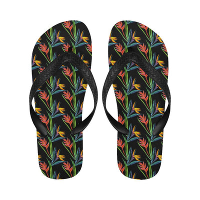 Heliconia Pattern Print Design HL04 Flip Flops-JorJune