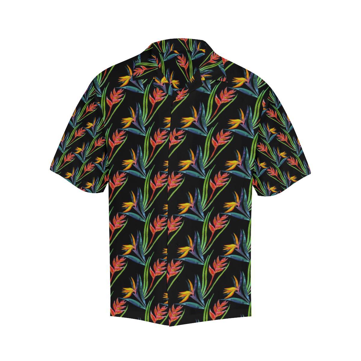 Heliconia Pattern Print Design HL04 Men Hawaiian Shirt-JorJune