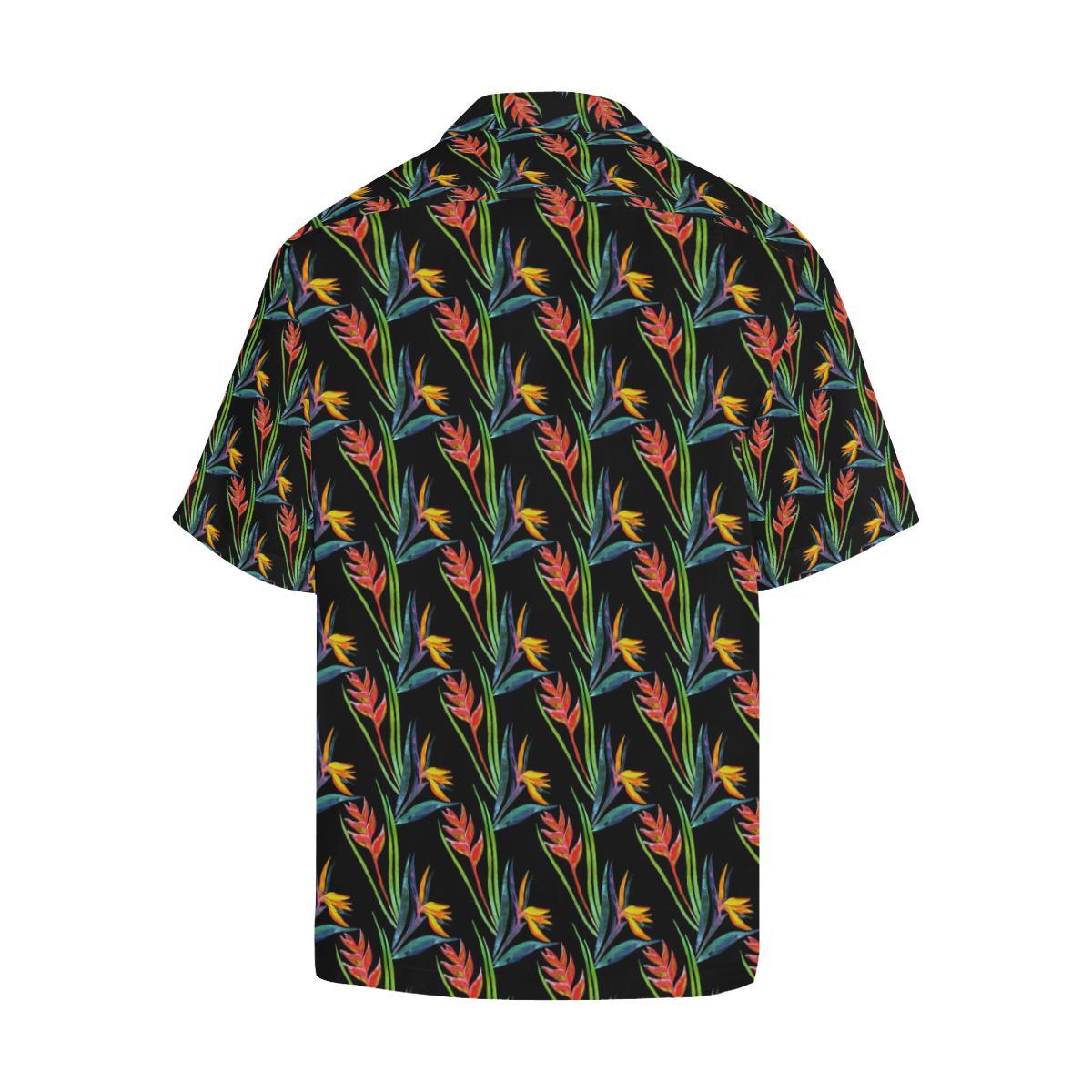 Heliconia Pattern Print Design HL04 Men Hawaiian Shirt-JorJune