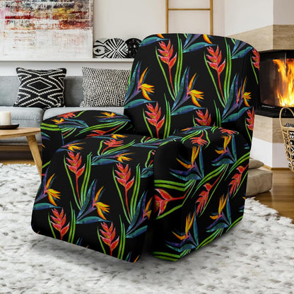 Heliconia Pattern Print Design HL04 Recliner Slipcover-JORJUNE.COM