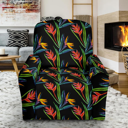 Heliconia Pattern Print Design HL04 Recliner Slipcover-JORJUNE.COM