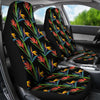 Heliconia Pattern Print Design HL04 Universal Fit Car Seat Covers-JorJune