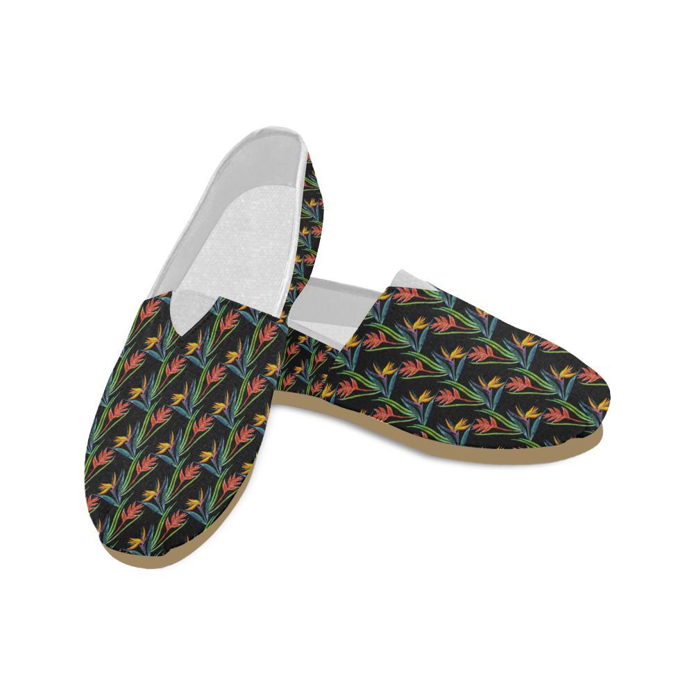 Heliconia Pattern Print Design HL04 Women Casual Shoes-JorJune.com