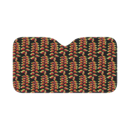Heliconia Pattern Print Design HL05 Car Sun Shade-JorJune