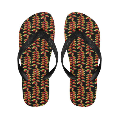 Heliconia Pattern Print Design HL05 Flip Flops-JorJune