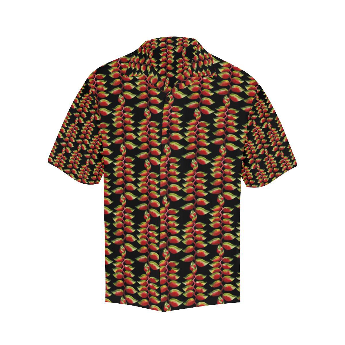 Heliconia Pattern Print Design HL05 Men Hawaiian Shirt-JorJune