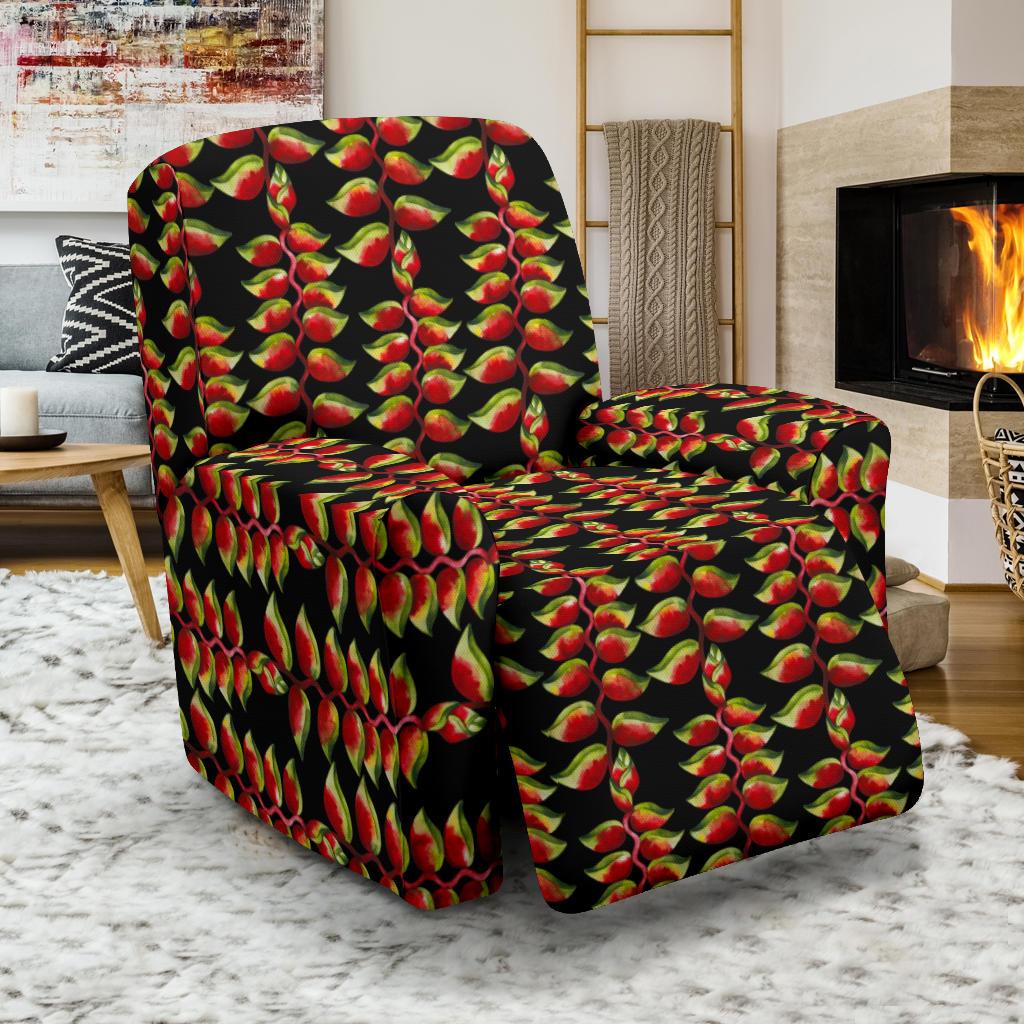 Heliconia Pattern Print Design HL05 Recliner Slipcover-JORJUNE.COM