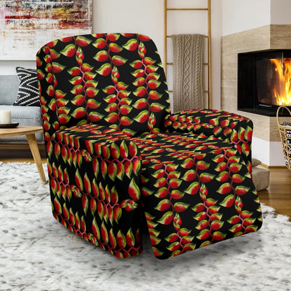 Heliconia Pattern Print Design HL05 Recliner Slipcover-JORJUNE.COM