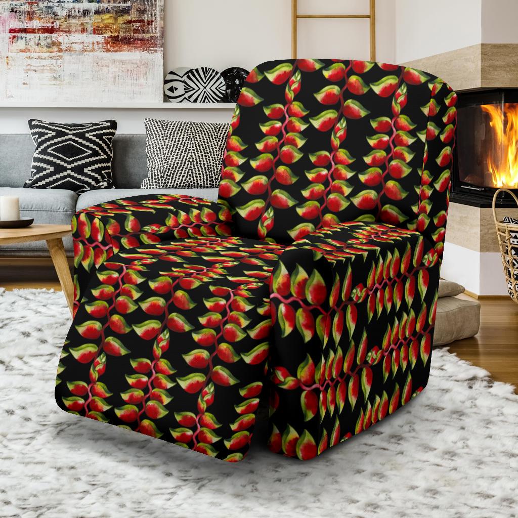Heliconia Pattern Print Design HL05 Recliner Slipcover-JORJUNE.COM