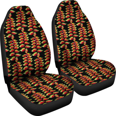 Heliconia Pattern Print Design HL05 Universal Fit Car Seat Covers-JorJune