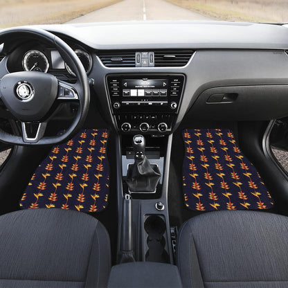 Heliconia Pattern Print Design HL06 Car Floor Mats-JorJune