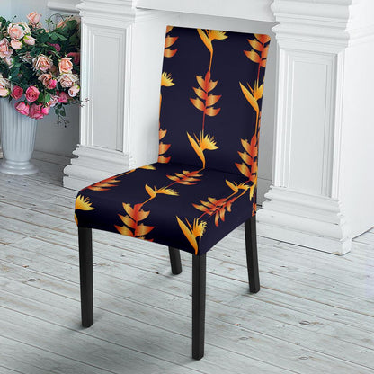 Heliconia Pattern Print Design HL06 Dining Chair Slipcover-JORJUNE.COM
