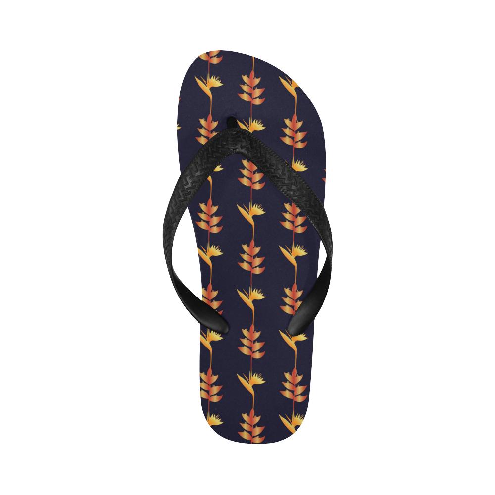 Heliconia Pattern Print Design HL06 Flip Flops-JorJune
