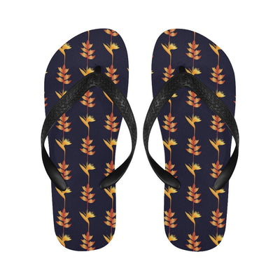 Heliconia Pattern Print Design HL06 Flip Flops-JorJune