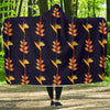 Heliconia Pattern Print Design HL06 Hooded Blanket-JORJUNE.COM