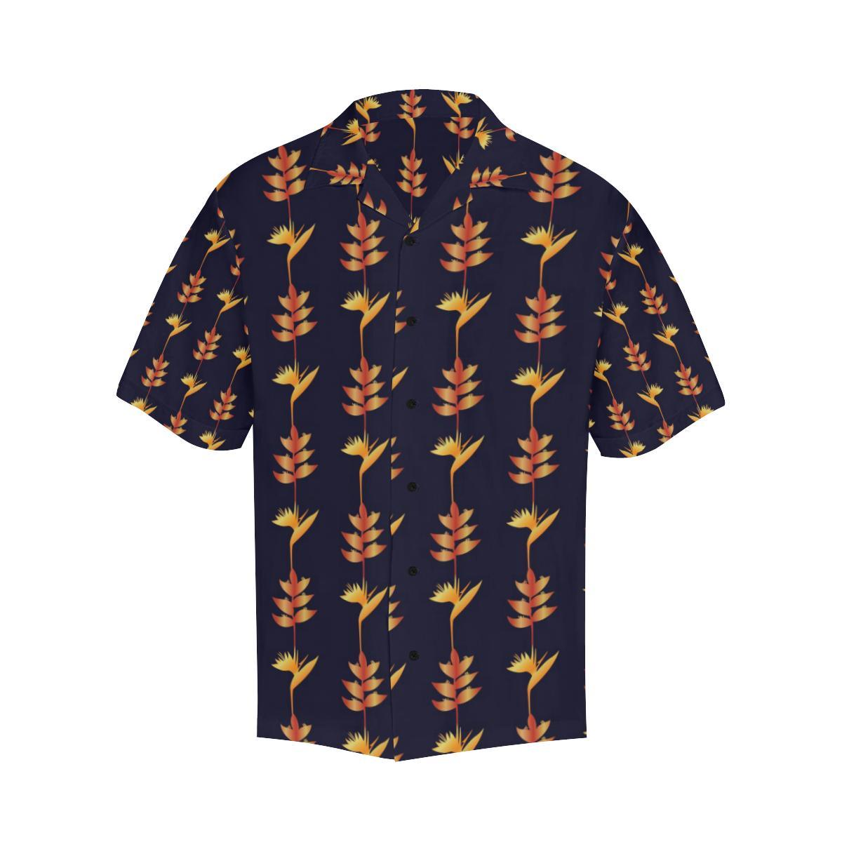 Heliconia Pattern Print Design HL06 Men Hawaiian Shirt-JorJune
