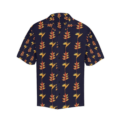 Heliconia Pattern Print Design HL06 Men Hawaiian Shirt-JorJune