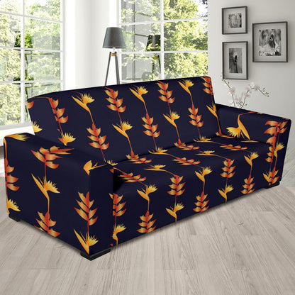 Heliconia Pattern Print Design HL06 Sofa Slipcover-JORJUNE.COM