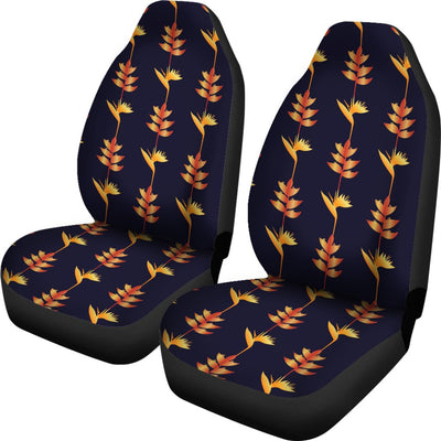 Heliconia Pattern Print Design HL06 Universal Fit Car Seat Covers-JorJune