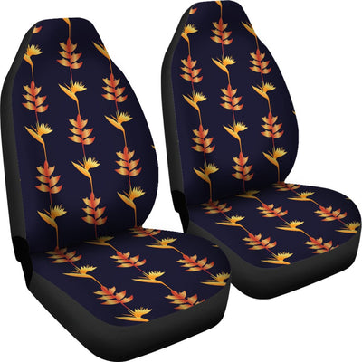 Heliconia Pattern Print Design HL06 Universal Fit Car Seat Covers-JorJune