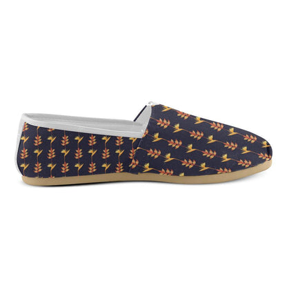 Heliconia Pattern Print Design HL06 Women Casual Shoes-JorJune.com