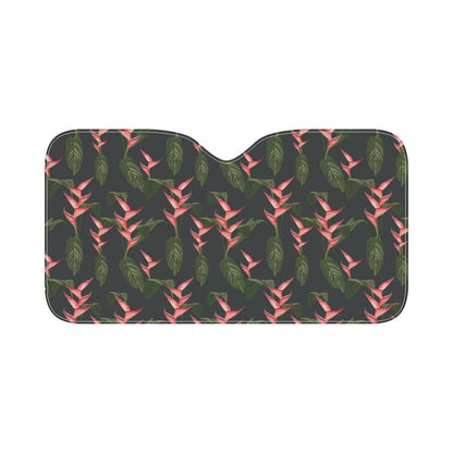 Heliconia Pattern Print Design HL07 Car Sun Shade-JorJune