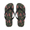 Heliconia Pattern Print Design HL07 Flip Flops-JorJune