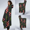 Heliconia Pattern Print Design HL07 Hooded Blanket-JORJUNE.COM