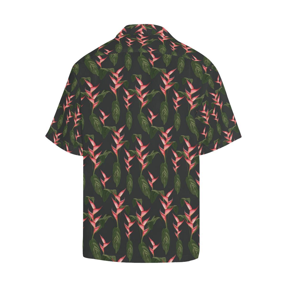 Heliconia Pattern Print Design HL07 Men Hawaiian Shirt-JorJune