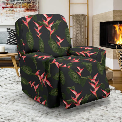 Heliconia Pattern Print Design HL07 Recliner Slipcover-JORJUNE.COM