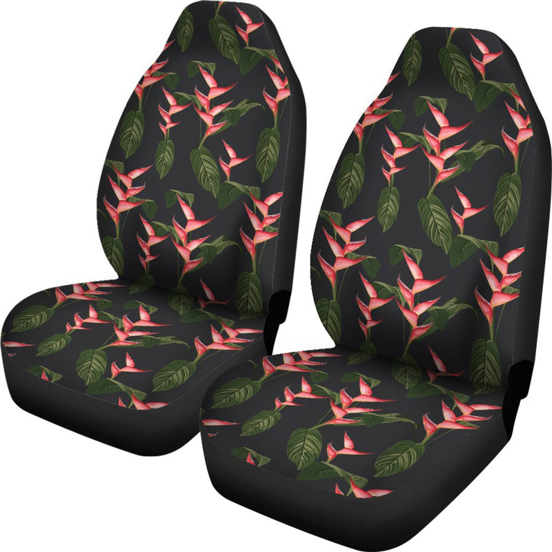 Heliconia Pattern Print Design HL07 Universal Fit Car Seat Covers-JorJune