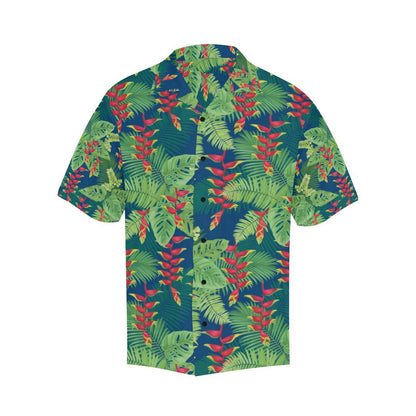 Heliconia Pattern Print Design HL08 Men Hawaiian Shirt-JorJune