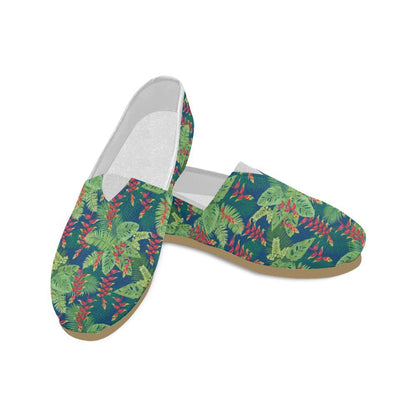 Heliconia Pattern Print Design HL08 Women Casual Shoes-JorJune.com