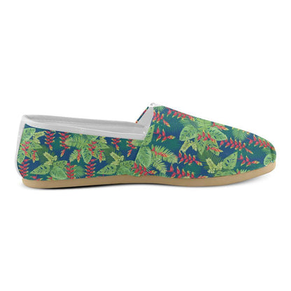 Heliconia Pattern Print Design HL08 Women Casual Shoes-JorJune.com