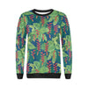 Heliconia Pattern Print Design HL08 Women Long Sleeve Sweatshirt-JorJune