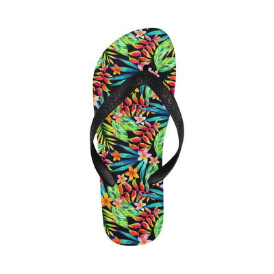 Heliconia Pattern Print Design HL09 Flip Flops-JorJune