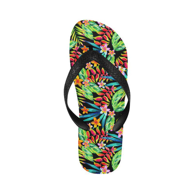 Heliconia Pattern Print Design HL09 Flip Flops-JorJune