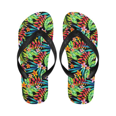 Heliconia Pattern Print Design HL09 Flip Flops-JorJune