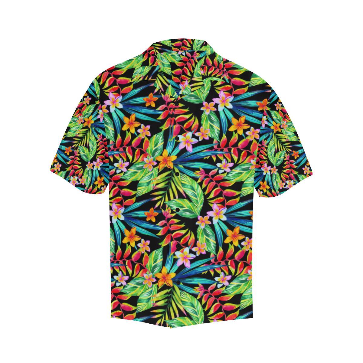 Heliconia Pattern Print Design HL09 Men Hawaiian Shirt-JorJune