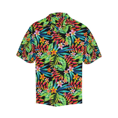 Heliconia Pattern Print Design HL09 Men Hawaiian Shirt-JorJune