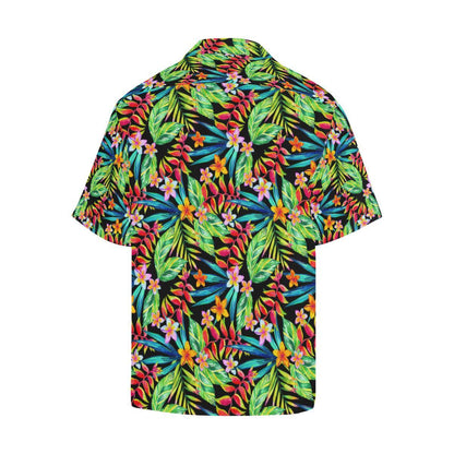 Heliconia Pattern Print Design HL09 Men Hawaiian Shirt-JorJune