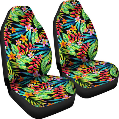 Heliconia Pattern Print Design HL09 Universal Fit Car Seat Covers-JorJune