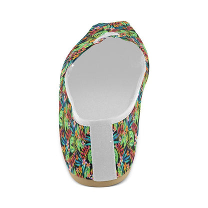 Heliconia Pattern Print Design HL09 Women Casual Shoes-JorJune.com