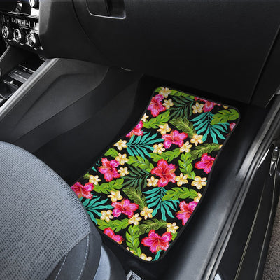 Hibiscus Colorful Hawaiian Flower Car Floor Mats