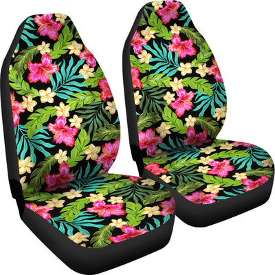 Hibiscus Colorful Hawaiian Flower Universal Fit Car Seat Covers