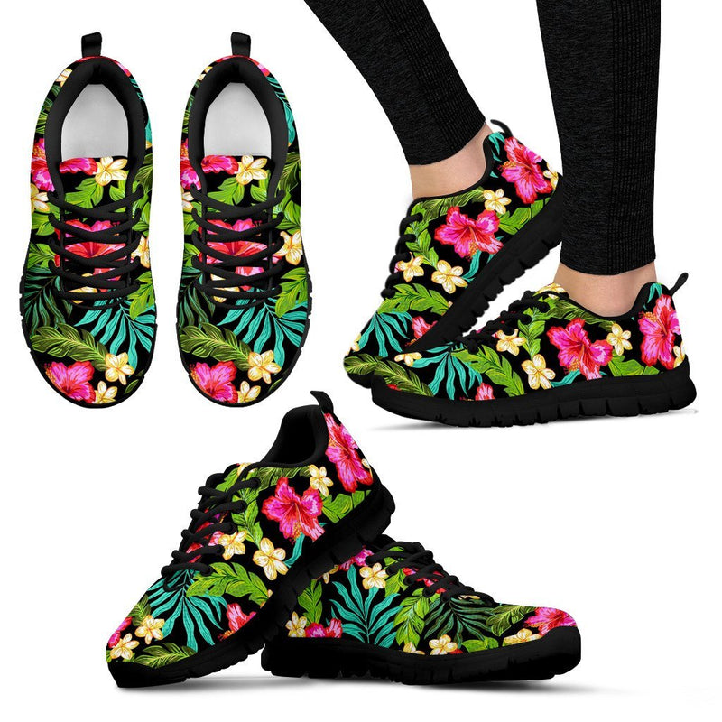 Hibiscus Colorful Hawaiian Flower Women Sneakers