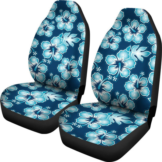 Hibiscus Flower Hawaiian Themed Universal Fit Car Seat Covers