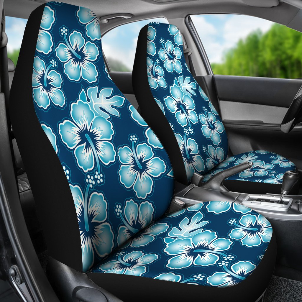 Hibiscus Flower Hawaiian Themed Universal Fit Car Seat Covers